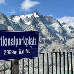 Der Grossglockner zeigt sich ohne Nebelkleid.