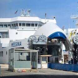 And we are off the ferry and ready to continue our rail journey.