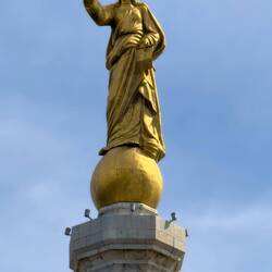 The Madonna della Lettera has been greeting visitors to Sicily since 1934.