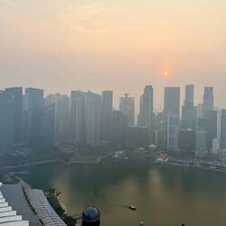 auf dem "SkyPark Observation Deck"