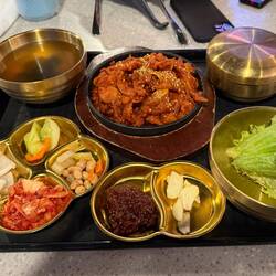 mein koreanisches Abendessen