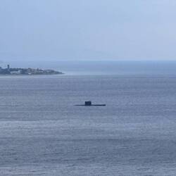 U-Boot in der Straße von Messina