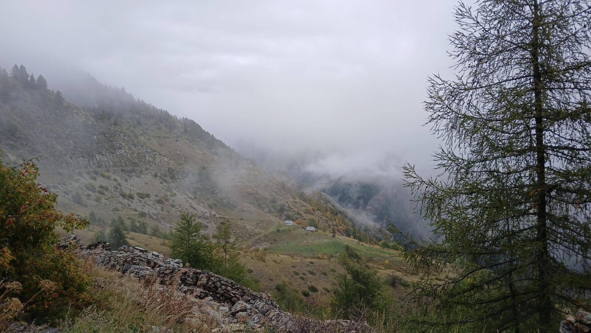 Lidt under passet Col d'Allos