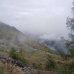 Lidt under passet Col d'Allos