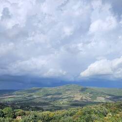 The view from Acquapendente's summit.