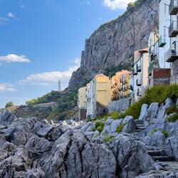 Path on the Rocks — Cefalù, Sicily.
