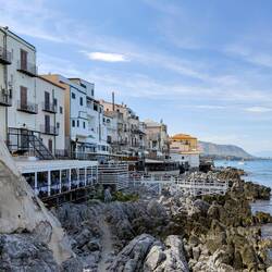 Path on the Rocks — Cefalù, Sicily.