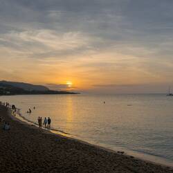 Sunset from the lungomare — Cefalù, Sicily.
