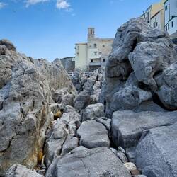 Path on the Rocks — Cefalù, Sicily.