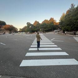 First time we crossed diagonally