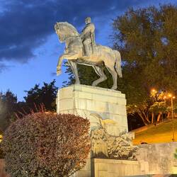 Reiterdenkmal für Marschall Hovhannes Baghramjan, Marschall der Sowjetunion, 1897 - 1982