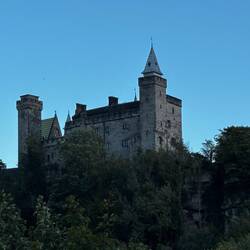 Alton castle , looks like Count Dracula should live there!