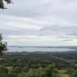 View of Lake Bolsena after leaving San Lorenzo Nuovo