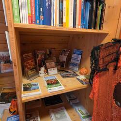 Spiele, Bücher, Infomaterial ohne Ende
