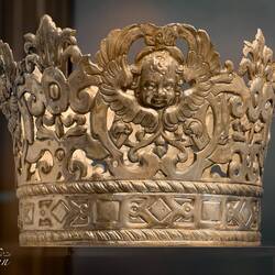 Crown for a statue (1607-19); silversmith from Palermo ... Cathedral Treasury — Duomo di Cefalù.