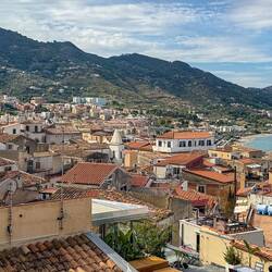 View from the south tower — Duomo di Cefalù.