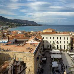 View from the south tower — Duomo di Cefalù.