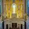 Some of the golden mosaics from the crosswalk between the towers — Duomo di Cefalù.