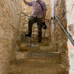 Heading up the north tower ... 80 steps up — Duomo di Cefalù.