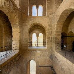 Central portion of the south tower — Duomo di Cefalù.