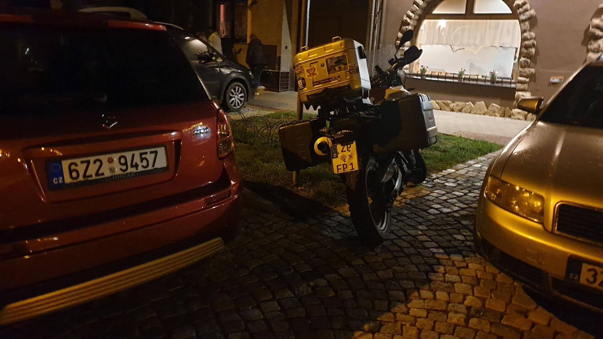 Parkplatz gefunden
