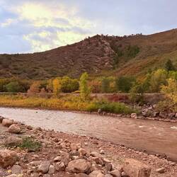 Am Morgen vor der Abfahrt am Colorado River
