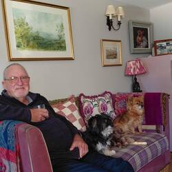 Roger and his four legged friends