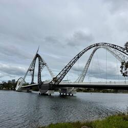 Impressionen aus Perth - Matagarup Bridge