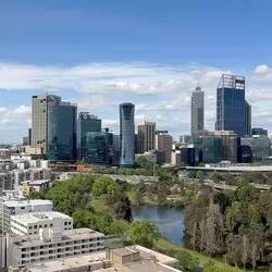 Ausblick auf das Zentrum von Perth vom Kings Park