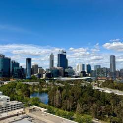 Ausblick auf das Zentrum von Perth vom Kings Park