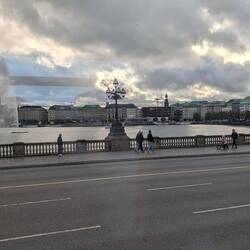 Blick auf die Binnenalster