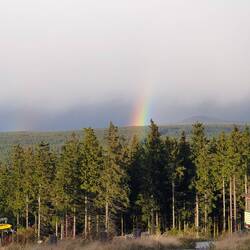 Heute mit Regenbogen