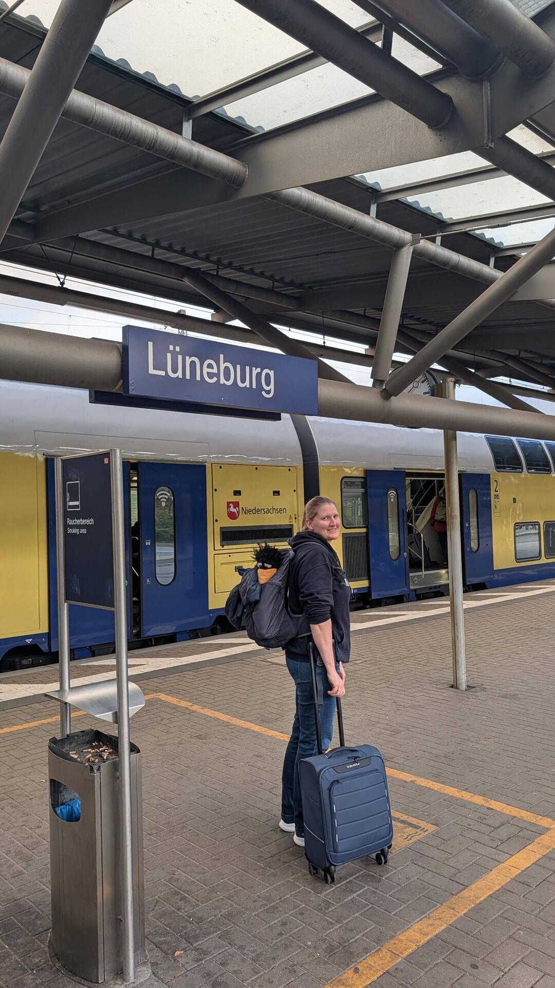 Ankunft in Lüneburg