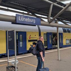 Ankunft in Lüneburg
