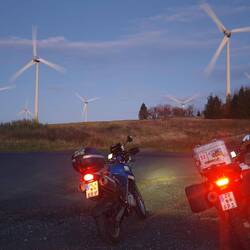 Windpark macht Licht