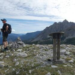 Op til Cime de Voya. 2.093 m.