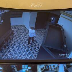 Mui watching me on the security cameras 😄 ... Museo Mandralisca — Cefalù, Sicily.