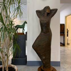 Sculpture by Domenico Zora, a Palermitan sculptor ... Museo Mandralisca — Cefalù, Sicily.