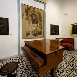 A rare fortepiano built by Ignace Pleyel between 1858-59 ... Museo Mandralisca — Cefalù, Sicily.