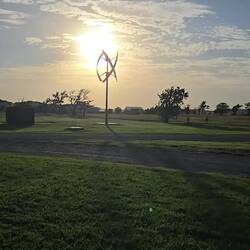 Windy Kansas. There are also tornado shelters here, just in case!