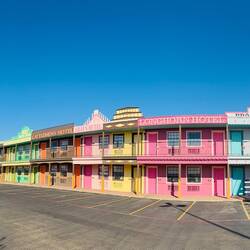 Zum Big Texan gehört ein cooles Motel🩷