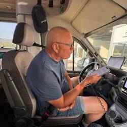 Schon nach der Grenze auf der Suche nach dem nächsten Campingplatz