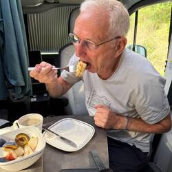 ... und Frühstück erledigt. Es kann weiter gehen.
