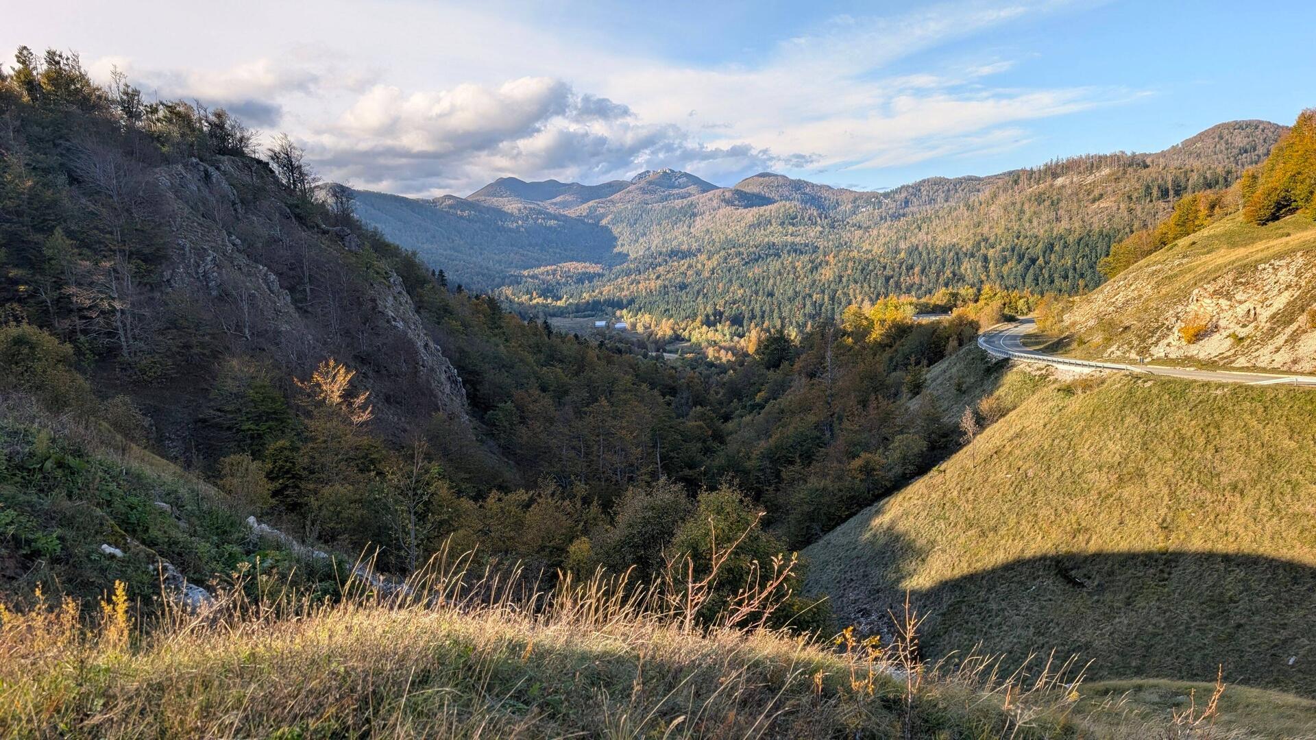 Der weite Blick in den Gorski Kotar