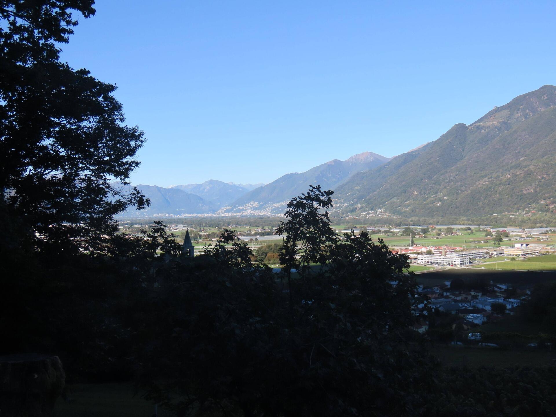 Rückblick in der Richtung von Bellinzona