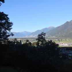 Rückblick in der Richtung von Bellinzona