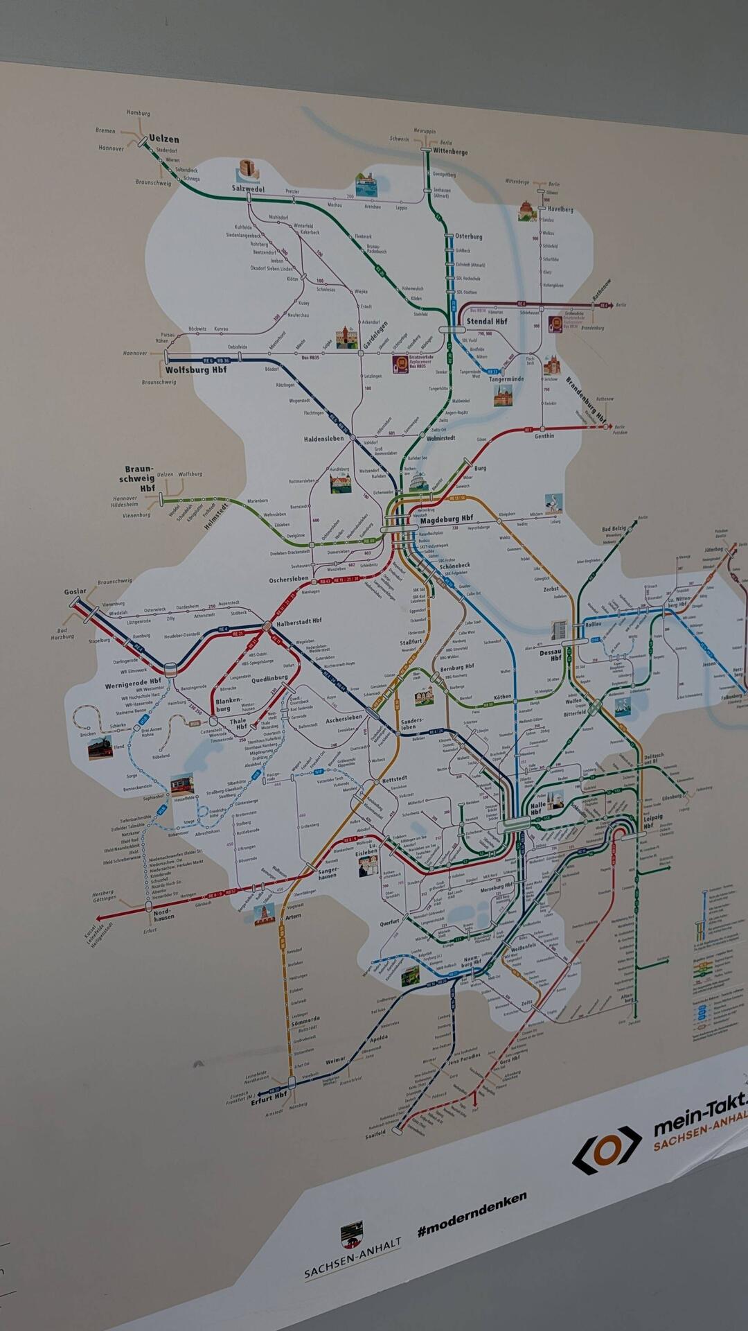 Streckennetz Regio Südost