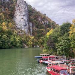 Die Staue des Decebalus, wer auch immer das ist