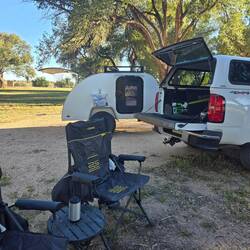 Camp is set up at John Martin SP