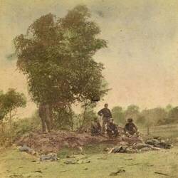 Alexander Gardner 'View on Battle Field of Antietam, Burial party at work' 1862